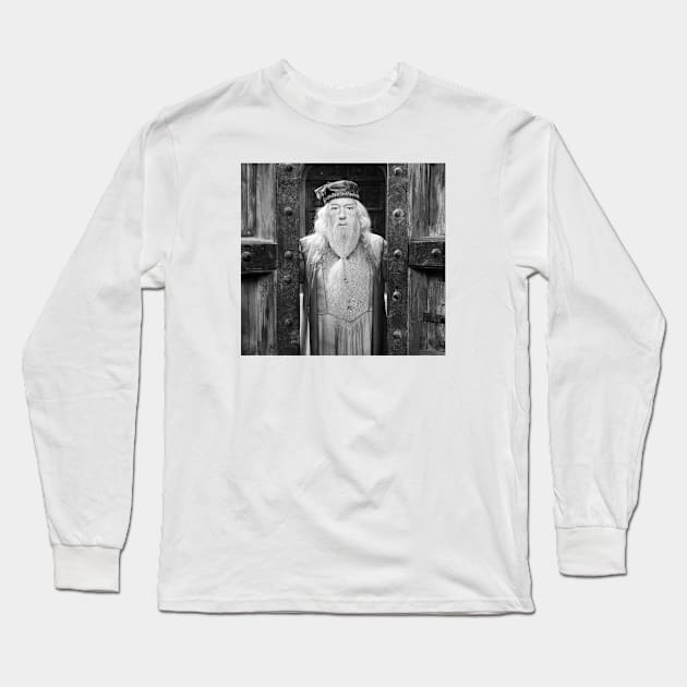 Michael Gambon Close The Door Long Sleeve T-Shirt by Go Trends